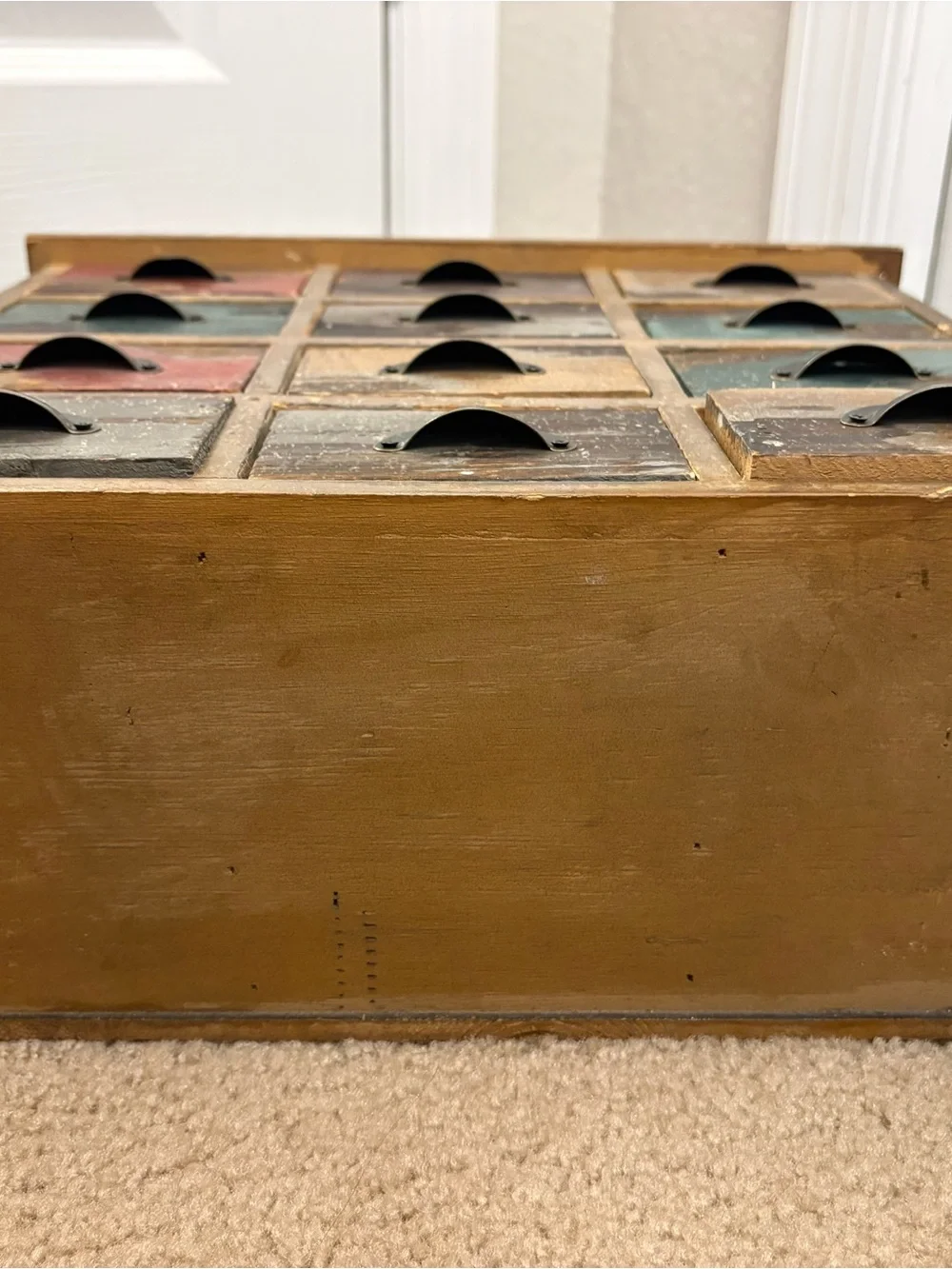 Rustic Multi-Color Drawer Organizer - Home Storage & Organization
